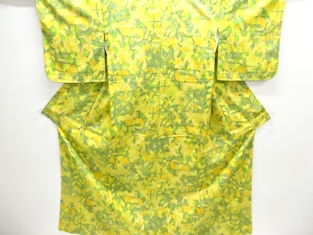Japanese Kimono / Tsumugi Omeshi Silk